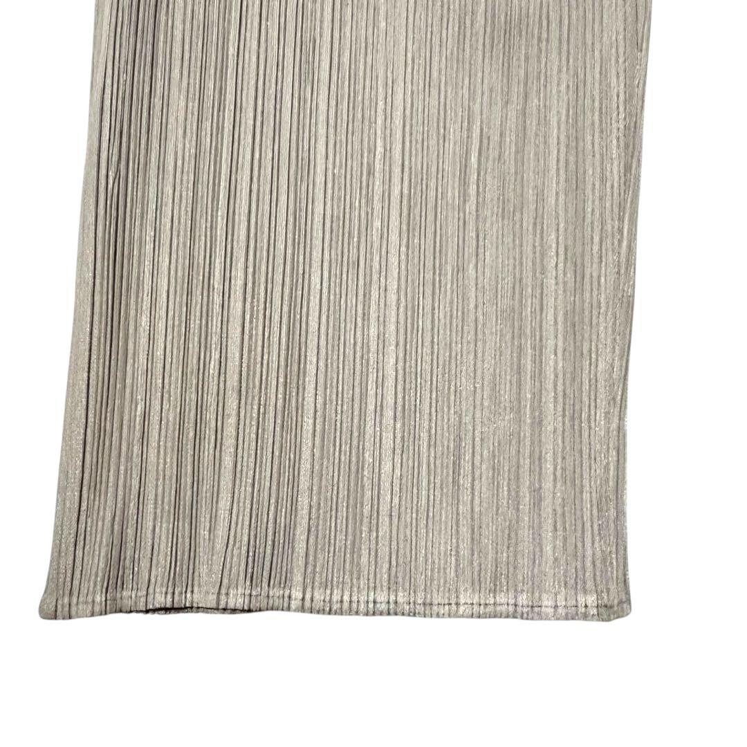 ISSEI MIYAKE プリーツパンツ グレー