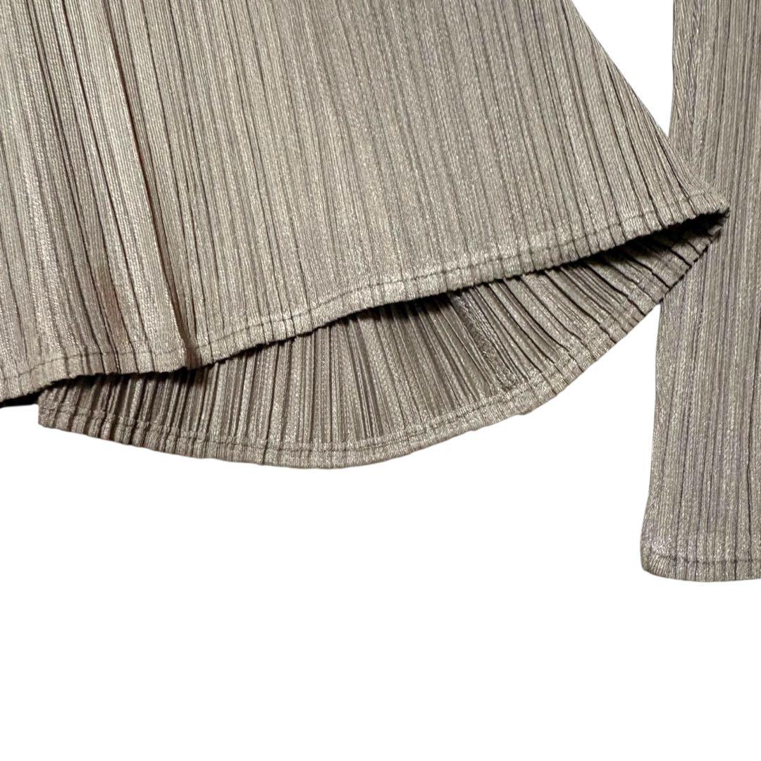 ISSEI MIYAKE プリーツパンツ グレー