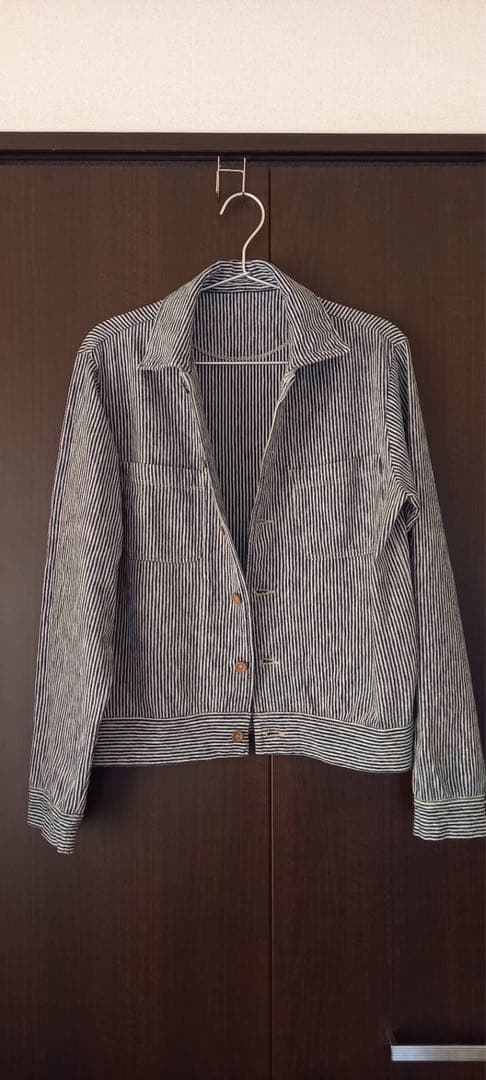 【45R ヒッコリー天竺のGジャン】