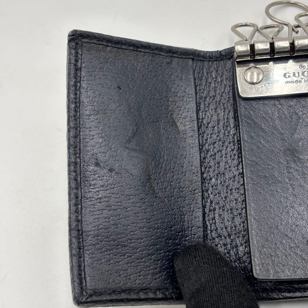 【専用】GUCCI グッチ オフィディア GGマーモント　レザー６連キーケース