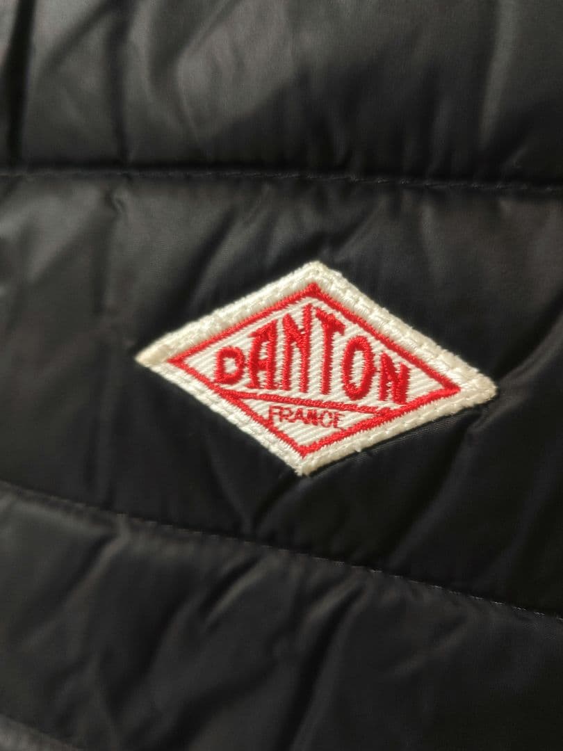 DANTON ダントン インナー ダウンベスト 黒 42(メンズL相当)