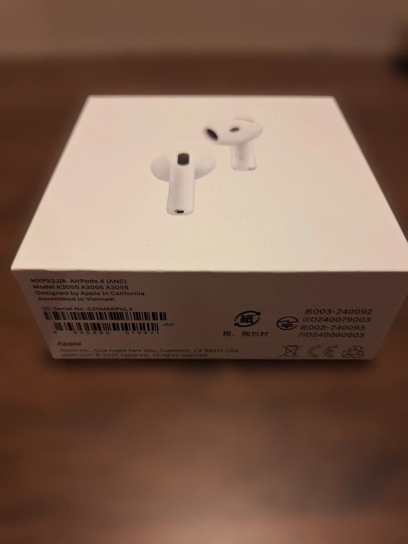 【未開封品】Apple AirPods4 ANC搭載モデル