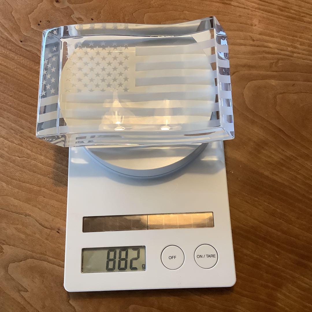 バカラ　星条旗の置物