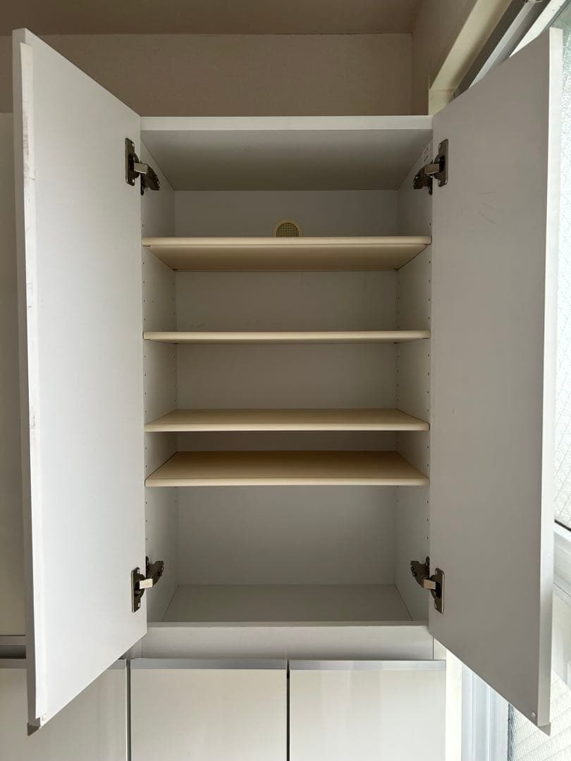 大川家具　シューズボックス　ハイタイプ　ホワイト　幅75cm