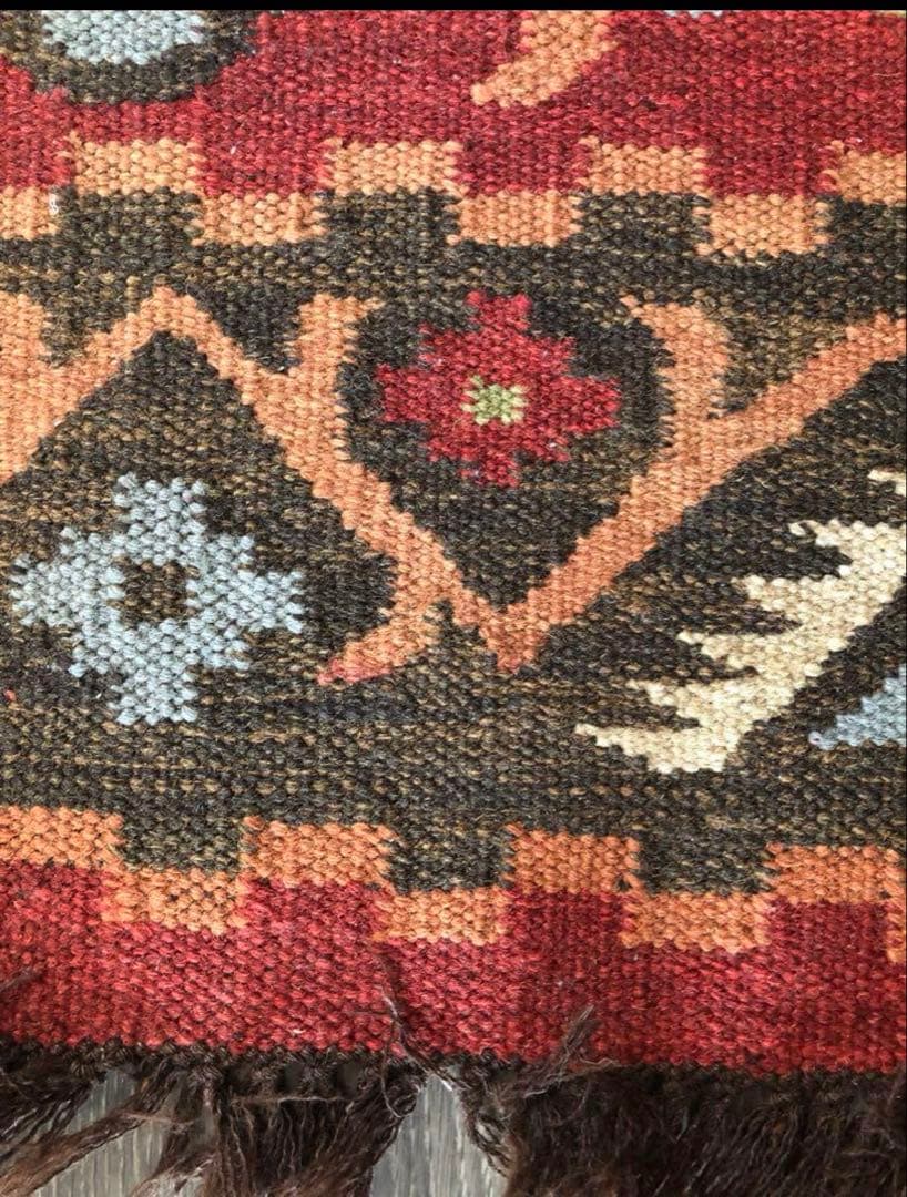 トルコオールドキリムラグ　ネイティブ柄