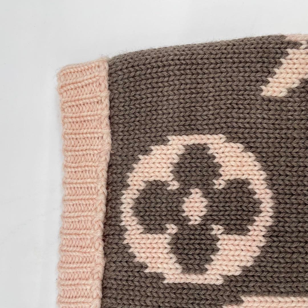 【極美品】ルイヴィトン　スヌード　モノグラム　ピンク