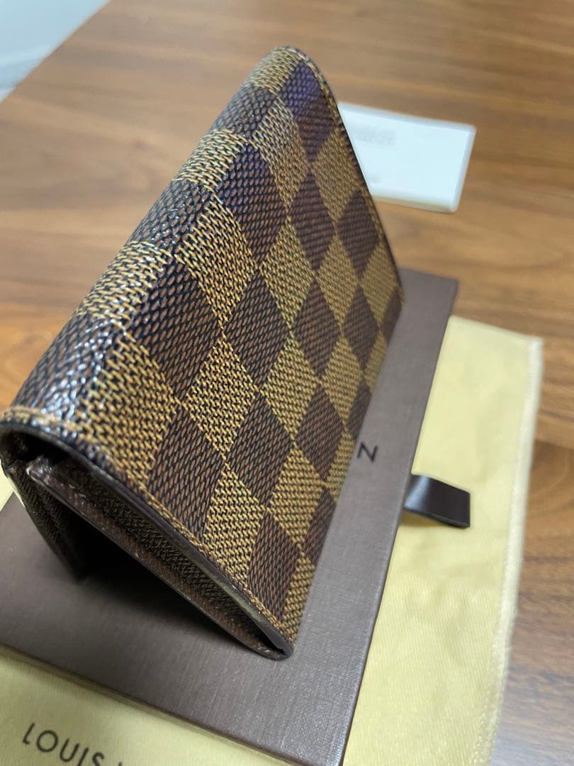 【美品箱付】LOUIS VUITTON ダミエ 名刺入れ