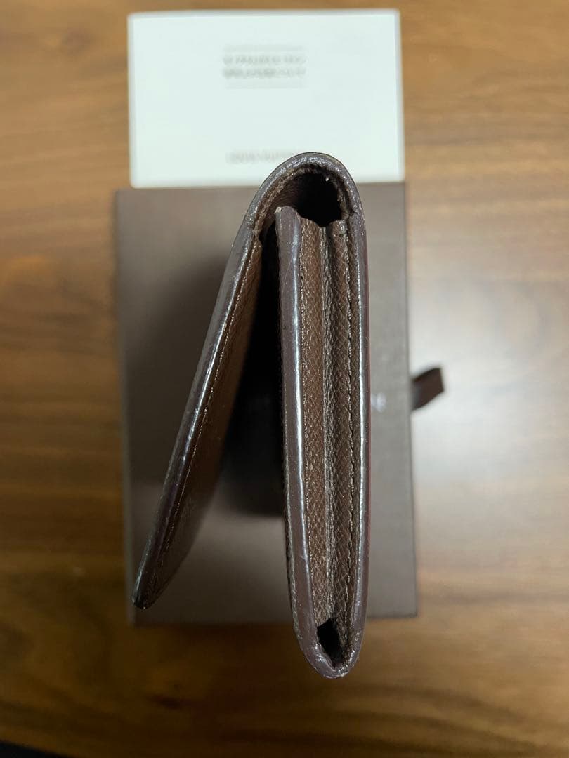 【美品箱付】LOUIS VUITTON ダミエ 名刺入れ