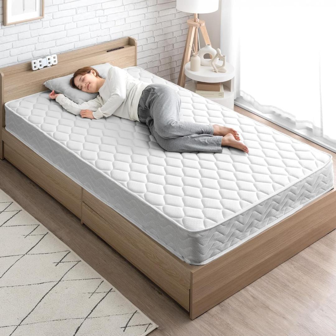 マットレス シングル 厚み20cm 高密度 ボンネルコイル ベッドマット