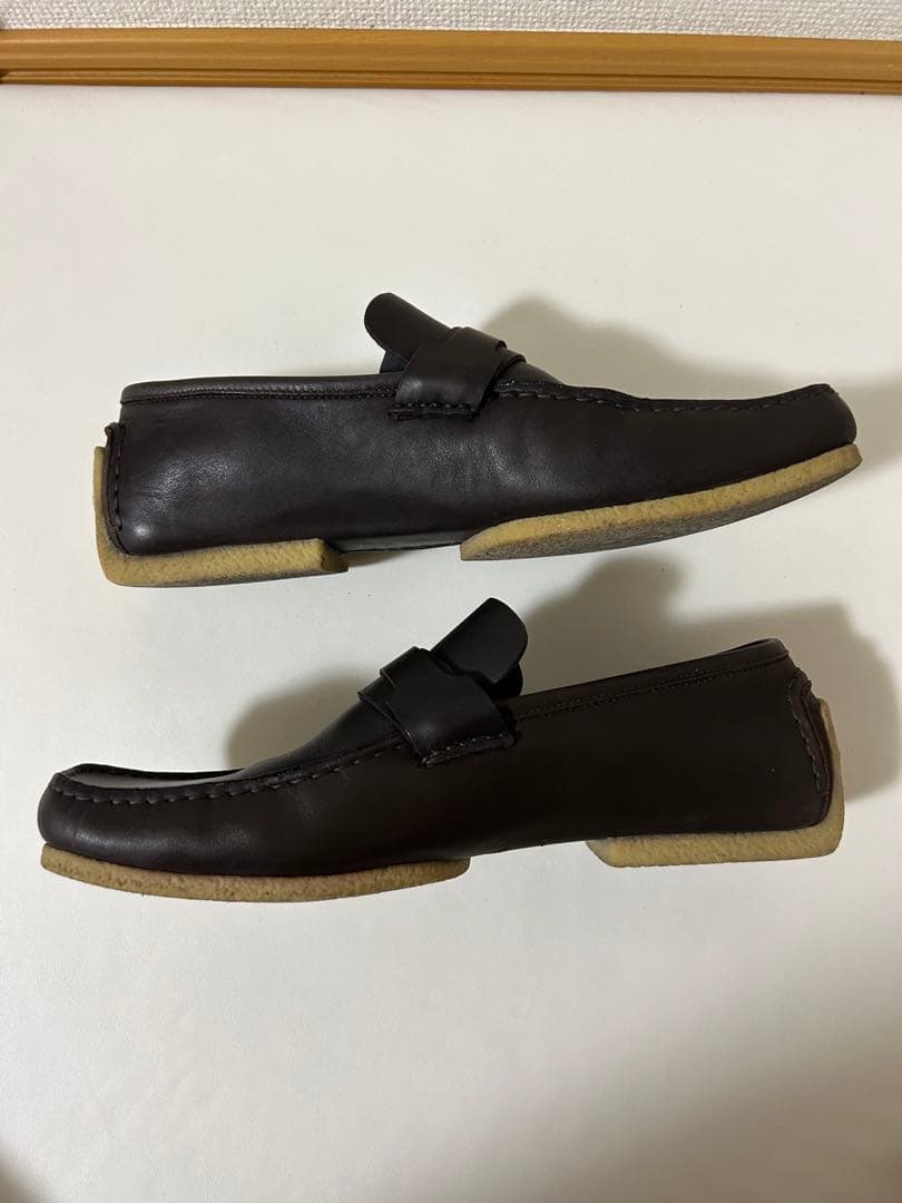 GUCCI ラバーソール　ストラップ　レザー　ドライビングシューズ