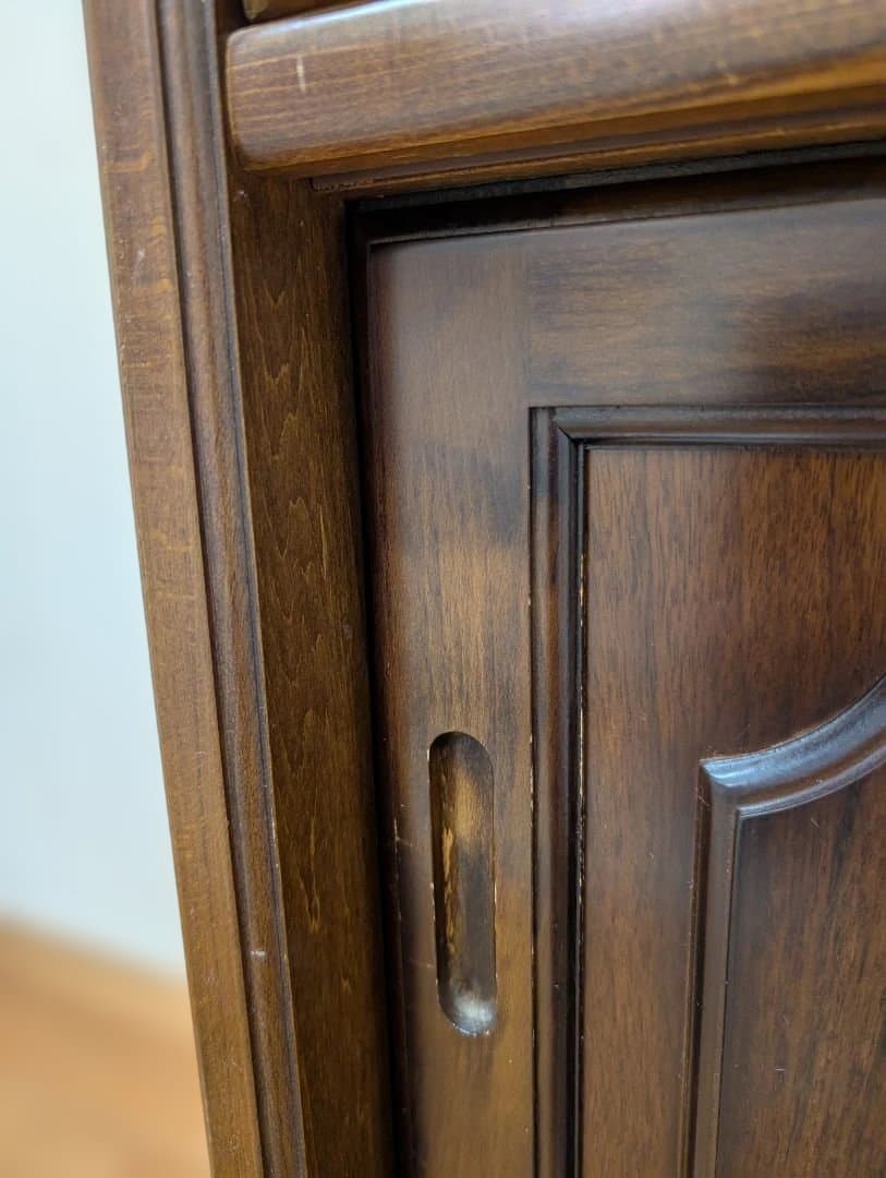 食器棚 カリモク　コロニアル　飾り棚 収納棚 本棚