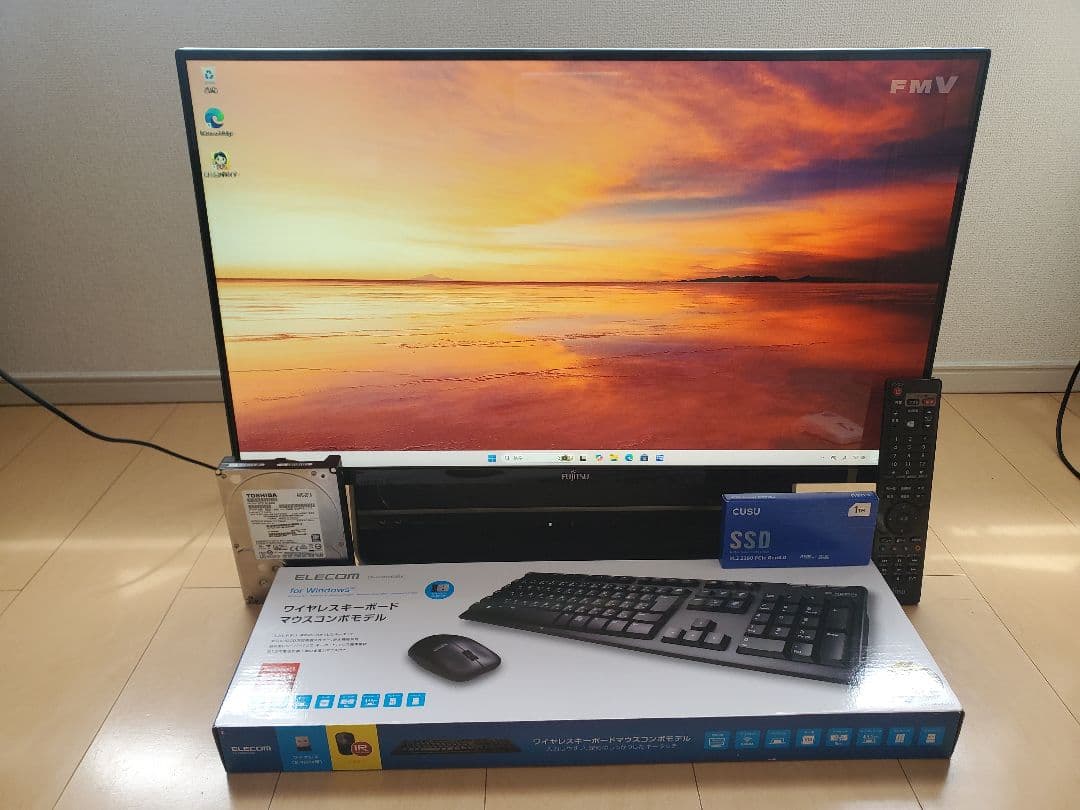 富士通/i7-7700HQ/M.2SSD1TB/メモリ32GB/BD/DVDS