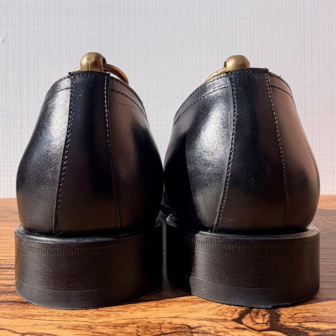 【極美品】ジャランスリウァヤ ストレートチップ 27cm ブラック 内羽根 革靴