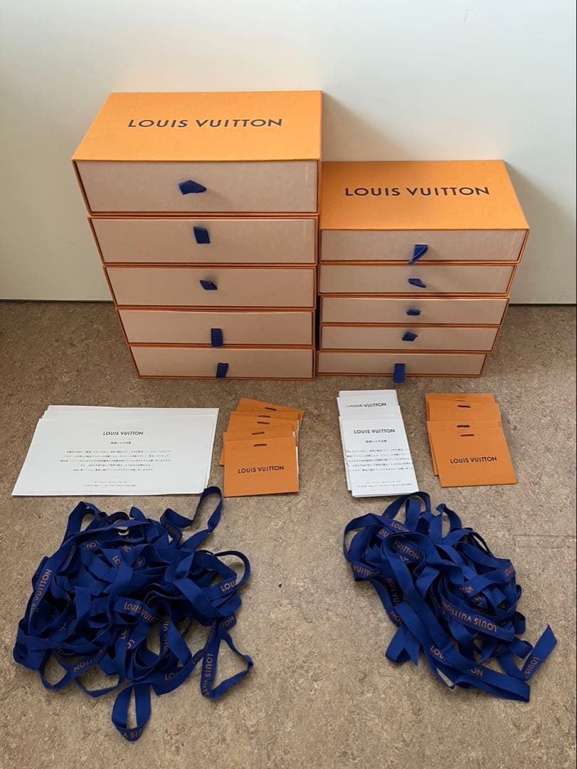 LOUIS VUITTONルイヴィトン　空箱10個セット　長財布用