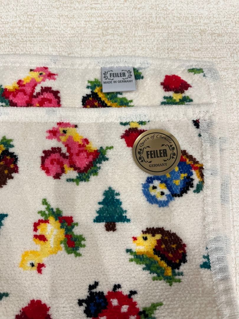 【新品未使用】フェイラー　ハイジフレンズフォレスト　プティバス　アイボリー