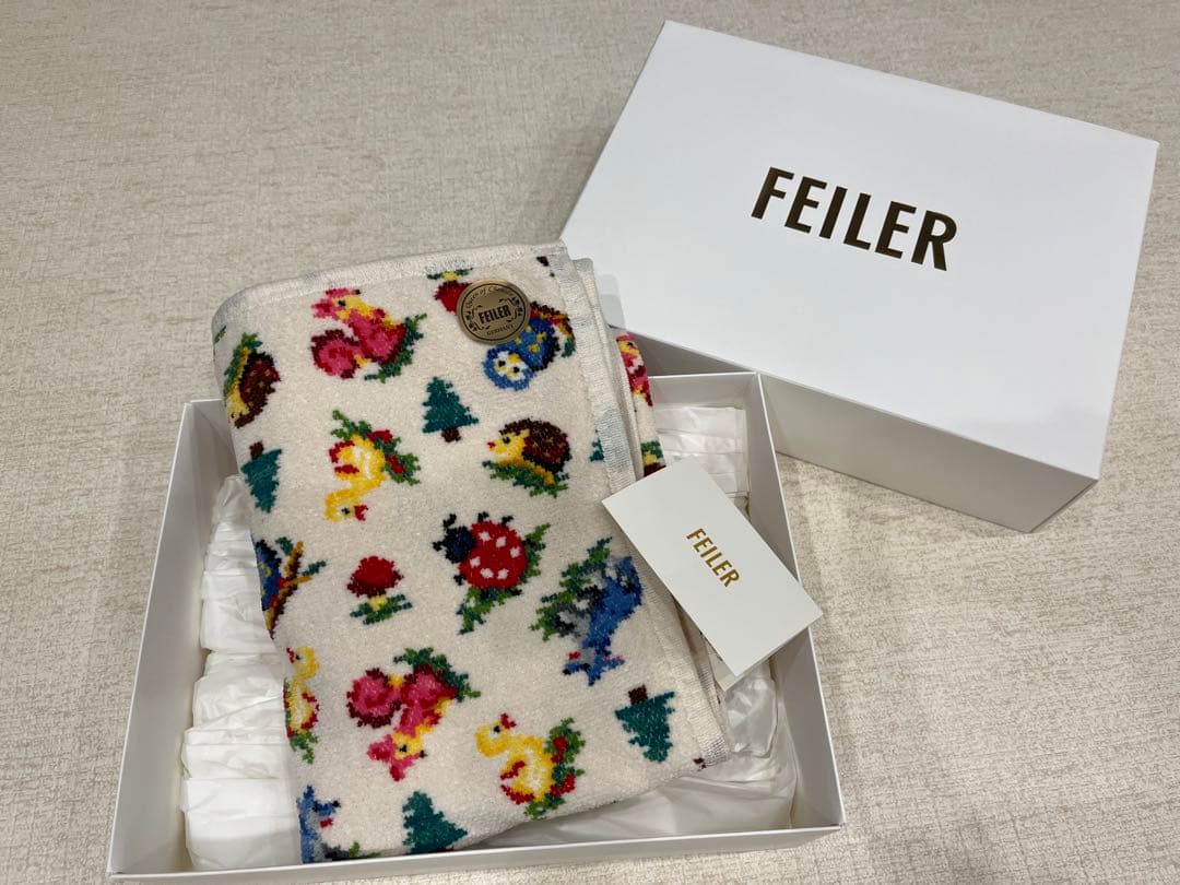 【新品未使用】フェイラー　ハイジフレンズフォレスト　プティバス　アイボリー