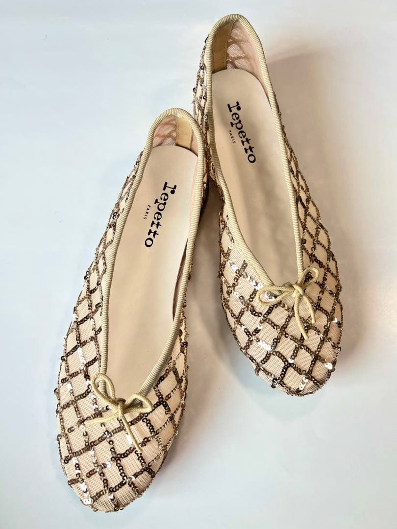 【新品未使用】Repetto レペット リル バレエシューズ スパンコール
