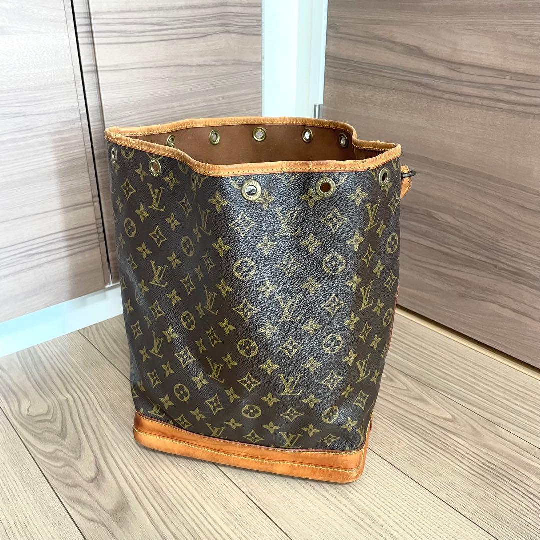 ルイヴィトン　ショルダーバッグ　ノエ　モノグラム　ブラウン　ヌメ革　廃盤