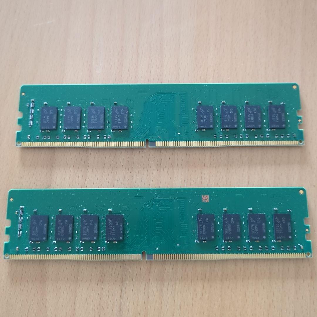 crucial 64GB DDR4-3200 メモリー　(32gb×2)