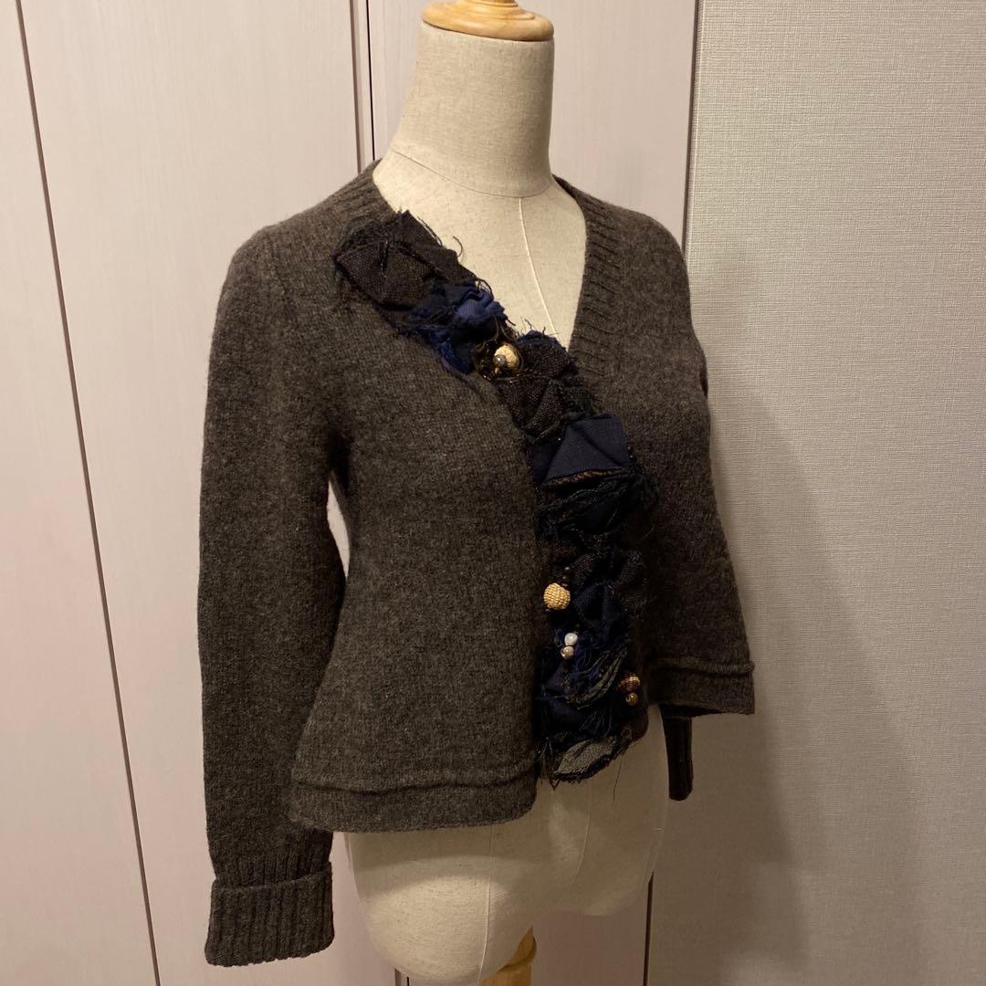 【MARNI 】モチーフ付きカーディガン 38