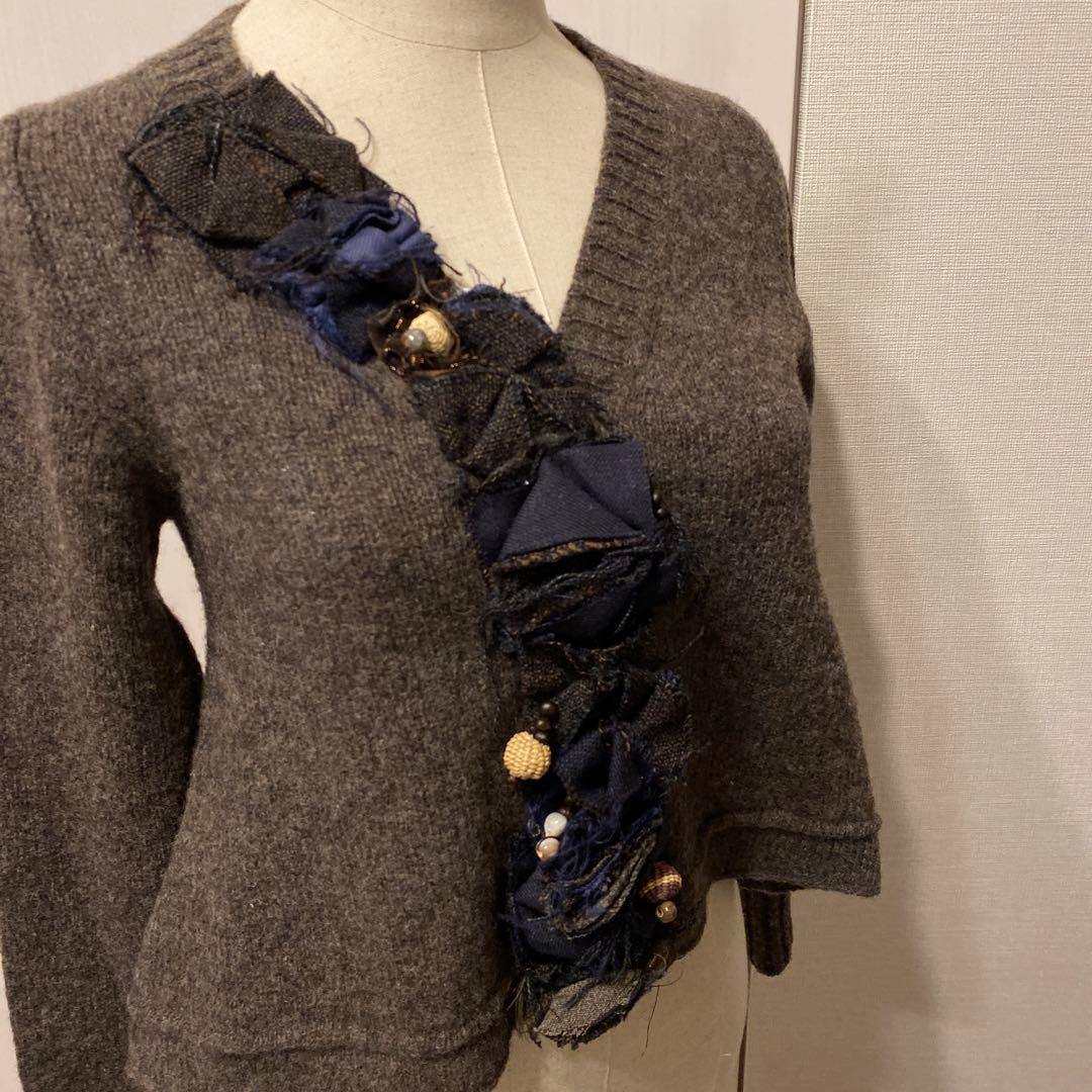 【MARNI 】モチーフ付きカーディガン 38