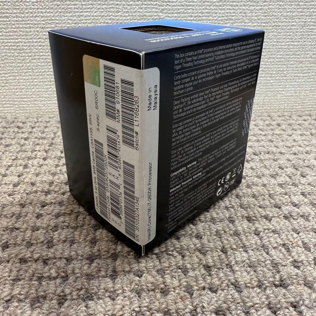 未開封品 intel core i7 2600K インテル CPU