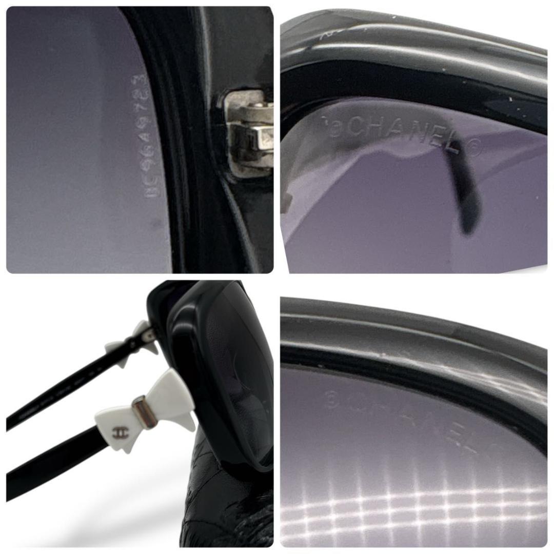 【美品】CHANEL sunglasses case coco ribon