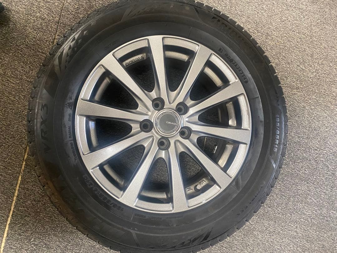 Time　1/4 ブリヂストンレスタイヤ 195/65R15