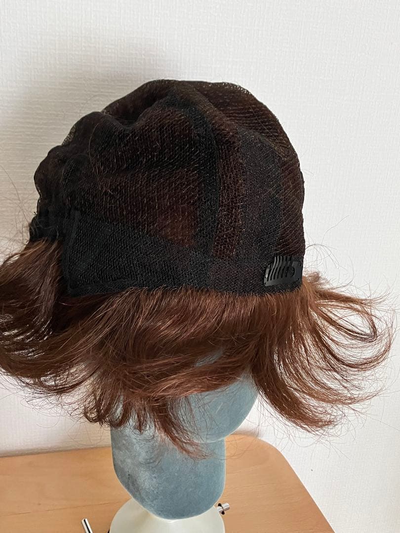 FONTAINEフォンテーヌ　MS03　人毛　ミックス　カール　ショート