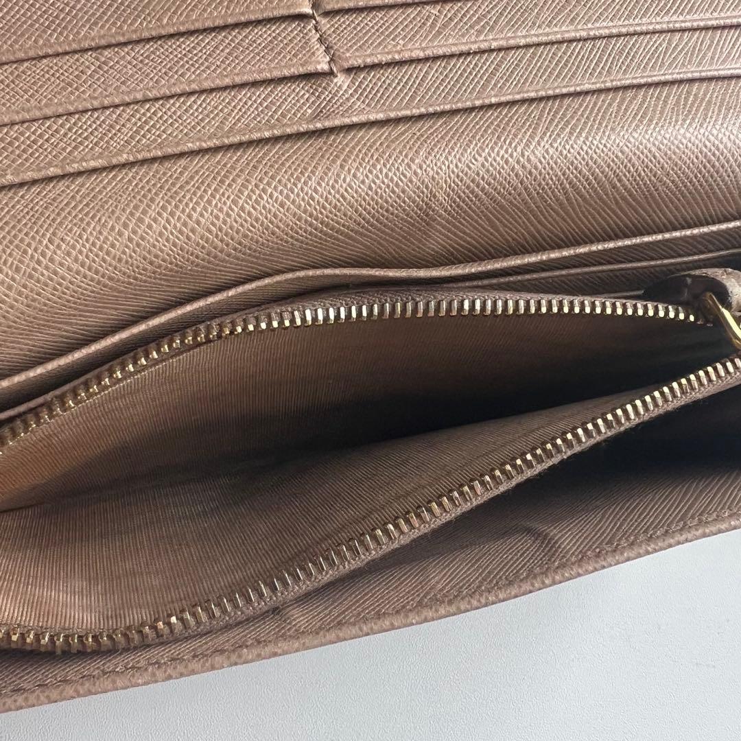 101 美品 PRADA プラダ 2つ折り 長財布