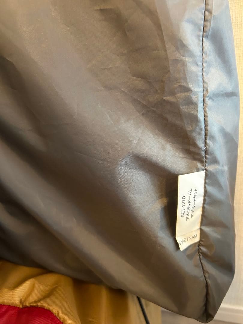 あやのアメニティドームL 純正マットシートセット使用2回ポール前室シート付