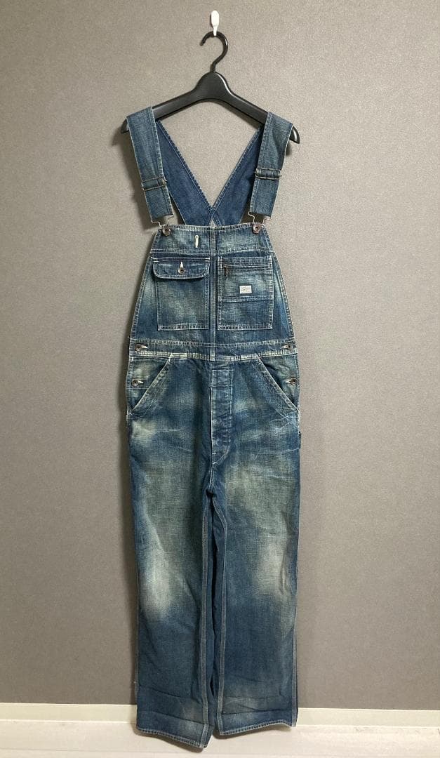 COOTIE PRODUCTIONS 加工 デニム オーバーオール つなぎ 34