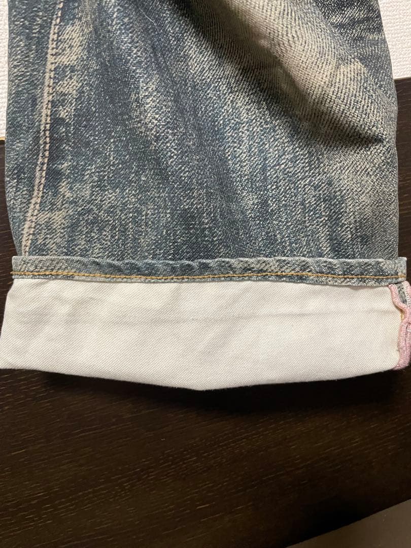 ACNE STUDIOS トロンプルイユキーチェーンプリントデニムパンツ デニム