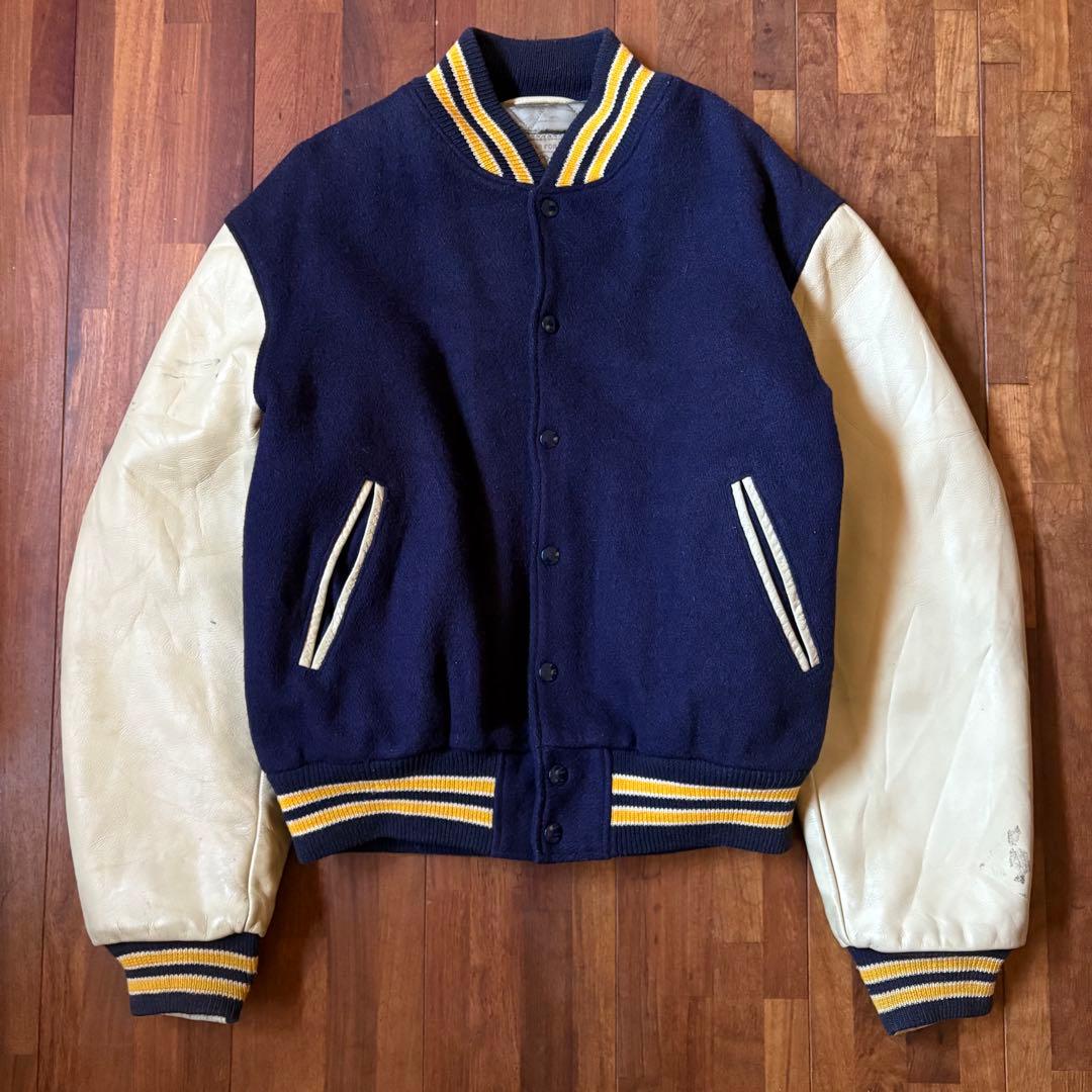 90s USA製　ゴールデンベアスタジャン　ヴィンテージスタジャン　スタジャン