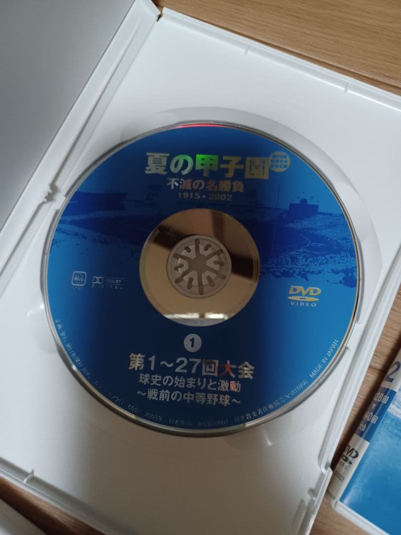 DVDBOX 夏の甲子園・不滅の名勝負1915▶2002　DVD10枚 記録集