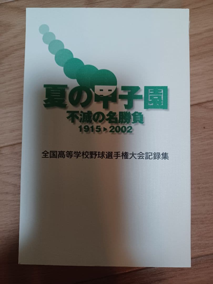 DVDBOX 夏の甲子園・不滅の名勝負1915▶2002　DVD10枚 記録集