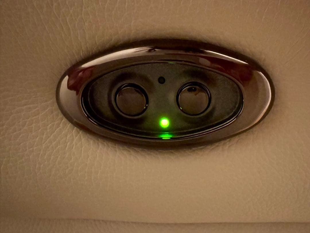 ②カウチ部分 本革３人掛けカウチソファ 電動リクライニング付