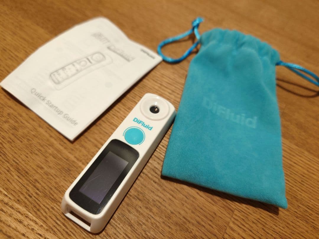DiFluid Pro 3 in 1 Brix/TDS/塩分 糖度計