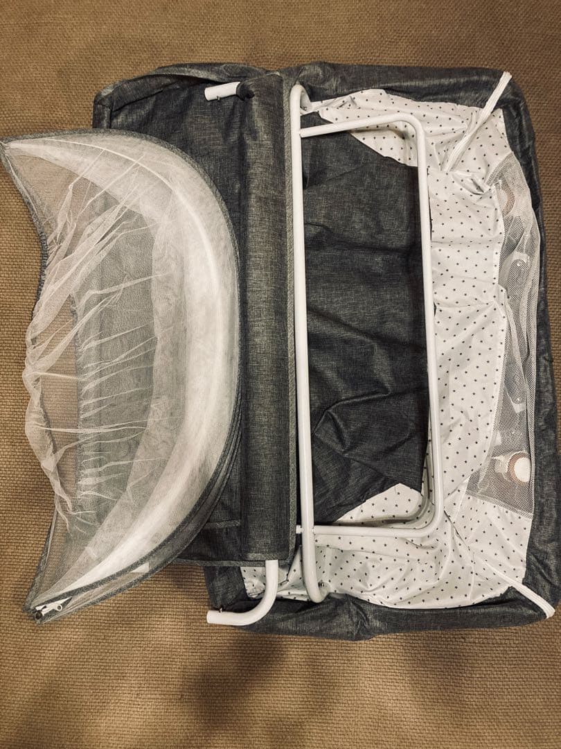 【朝霧さま】 Oqhvup ベビーベッド 乳児/新生児ベッド