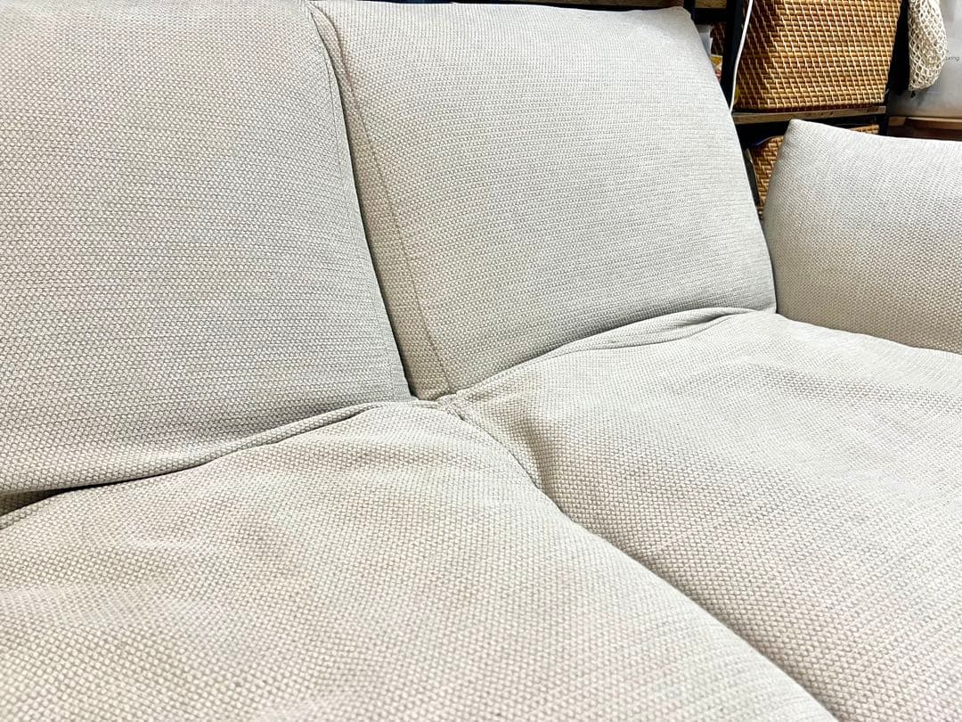 【11.1まで】【無印良品】リクライニング フロアソファ 2シーター ベージュ