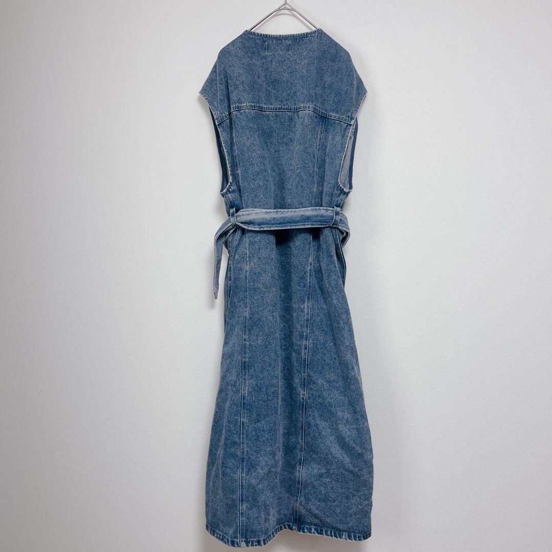 新品　クヌースマーフ　3wayデニムトレンチコート　FREE ブルー系　タグ