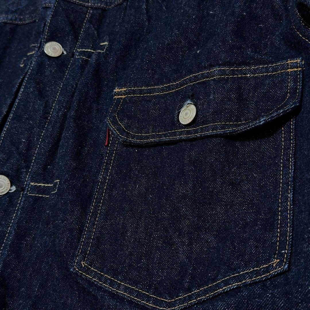 【美品】ウェアハウス　デニムジャケット　Tバック　DD-2001 ワンウォッシュ