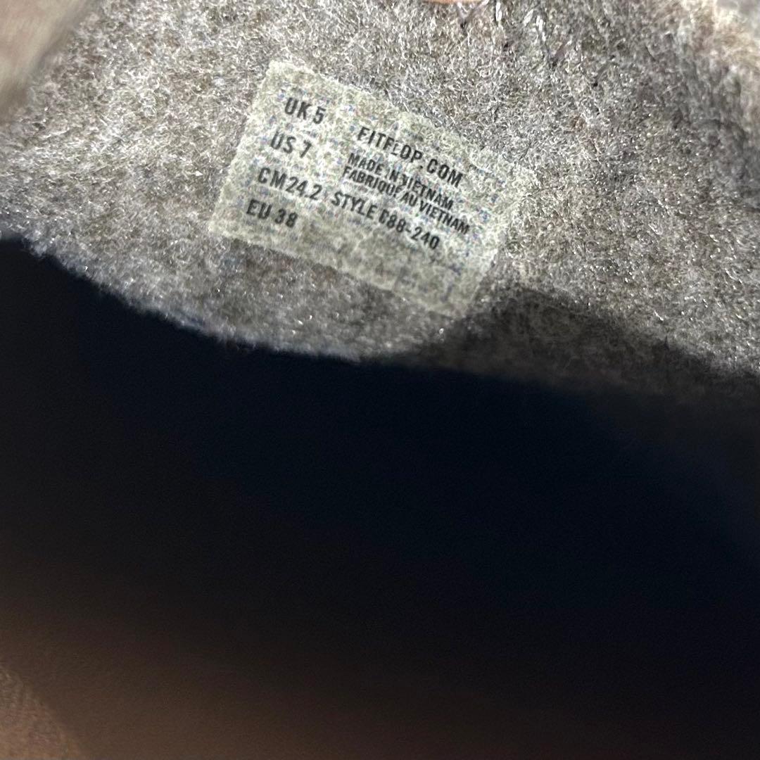 美品✨fitflop フィットフロップ サボ スリッポン ウール フェルト 秋冬