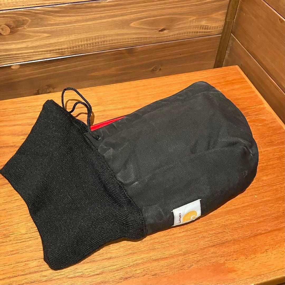 USA製 カーハート ブラックダック　リブ　フード　キャップ　帽子 ハット