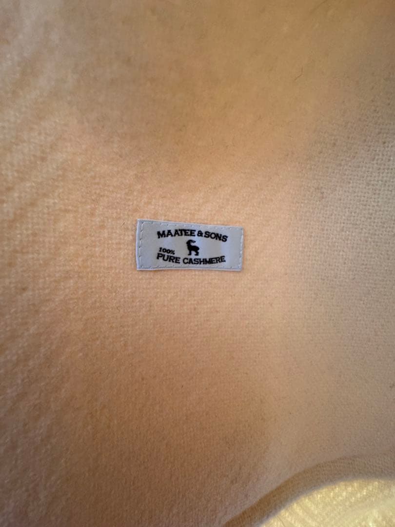 maatee&sons wagamama別注カシミアパイルダッフルコート