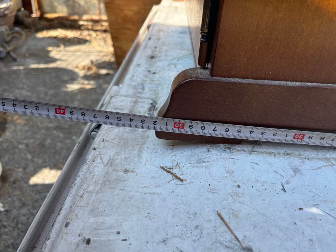 カリモク　karimoku コロニアル　木製電話台 ダークブラウン 幅約60cm