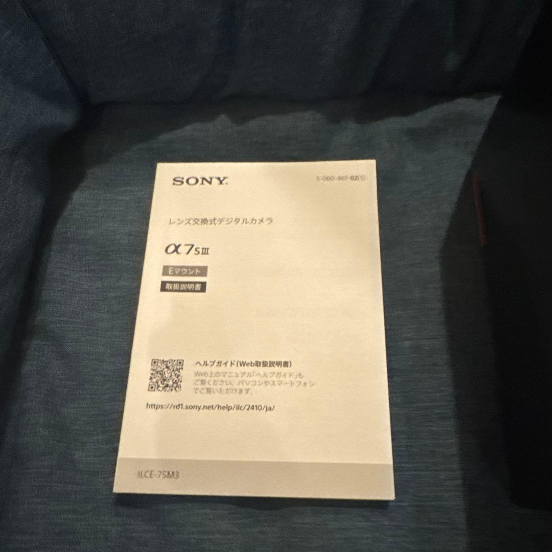 SONY α7sⅢ 箱ありバッテリー付き