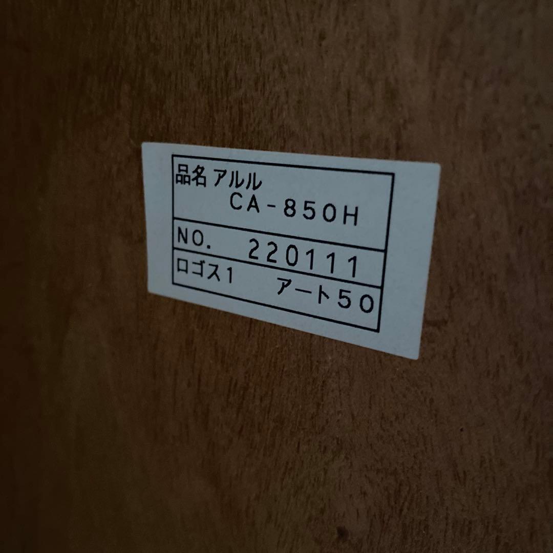 木製ガラス扉本棚 高さ約180cm