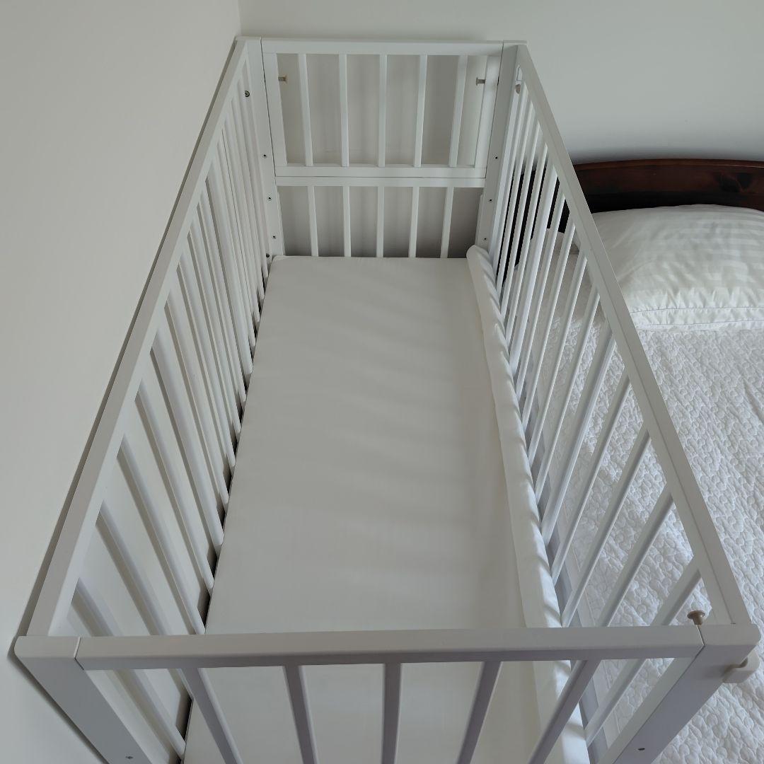 ✨️極美品✨️そいねーる ラージ　ベビーベッド　マットレス付き　内寸縦135cm