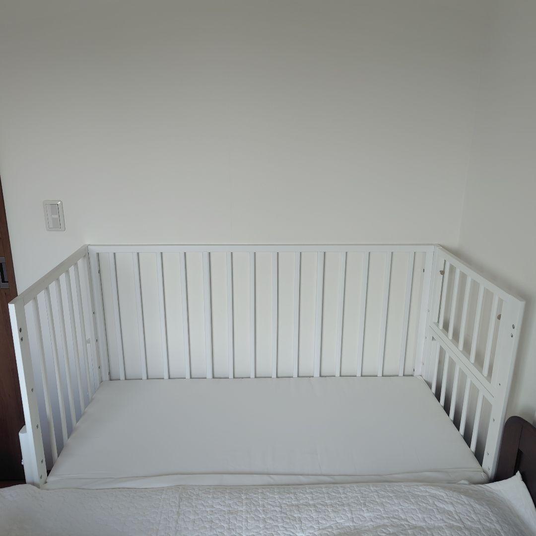 ✨️極美品✨️そいねーる ラージ　ベビーベッド　マットレス付き　内寸縦135cm